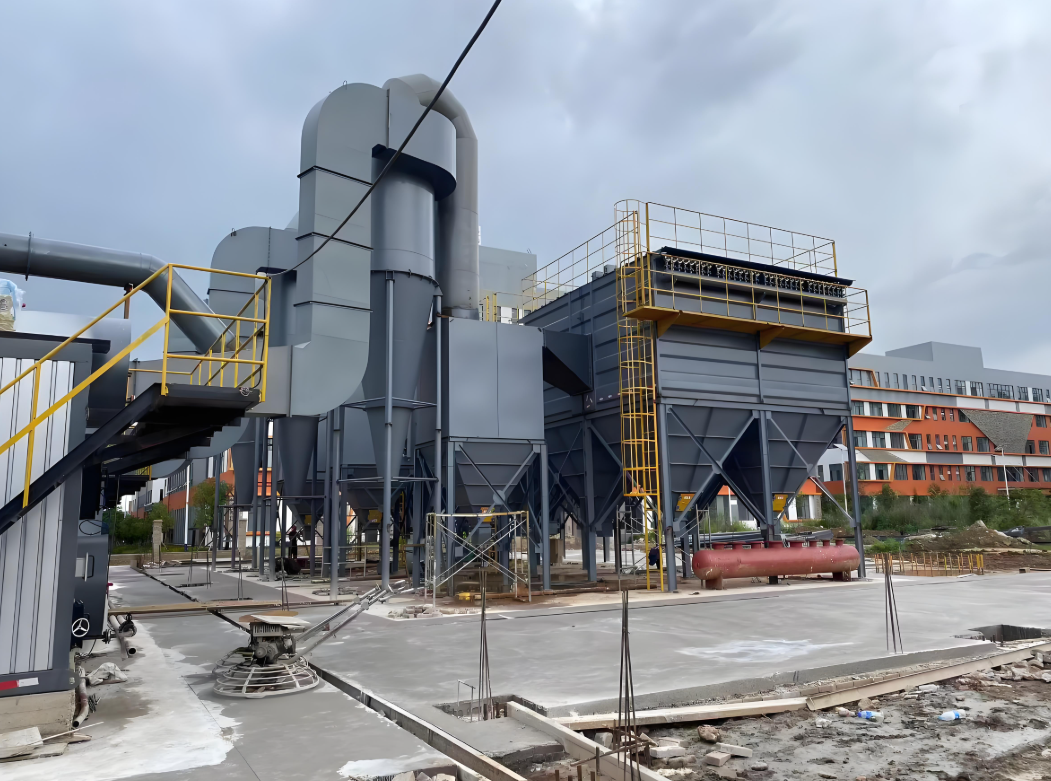 北京嵩安環(huán)保除塵設備安裝工程案例